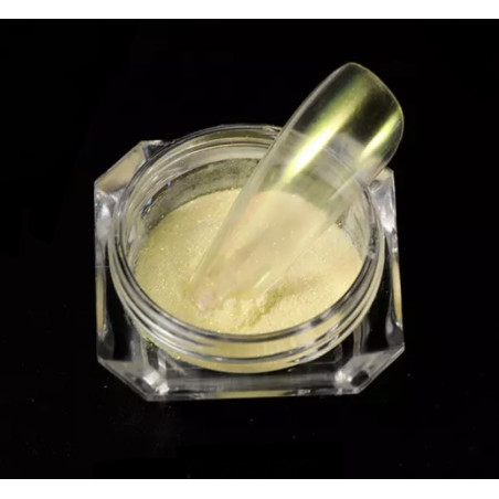 Mirror Chrome Powder Ice Magic 12, amarillo