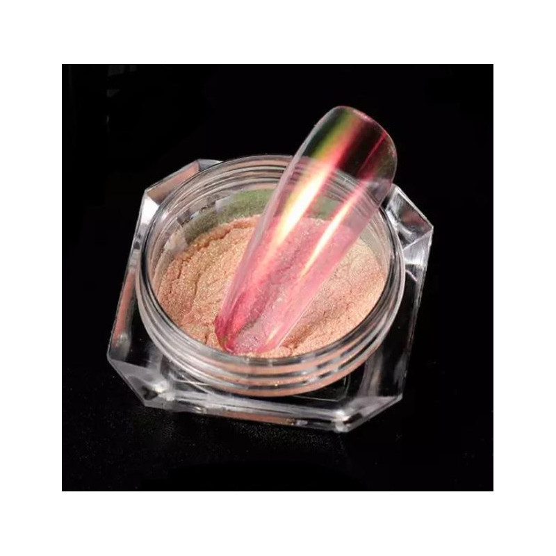 Mirror Chrome Powder Ice Magic 1, melocotón