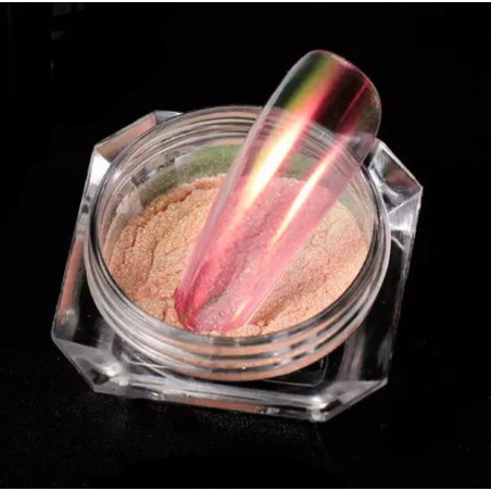 Mirror Chrome Powder Ice Magic 1, melocotón