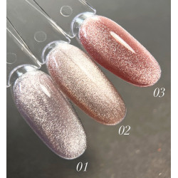 Esmalte Semipermanente Ojo de gato 03 Reflectante Dark, 10ml