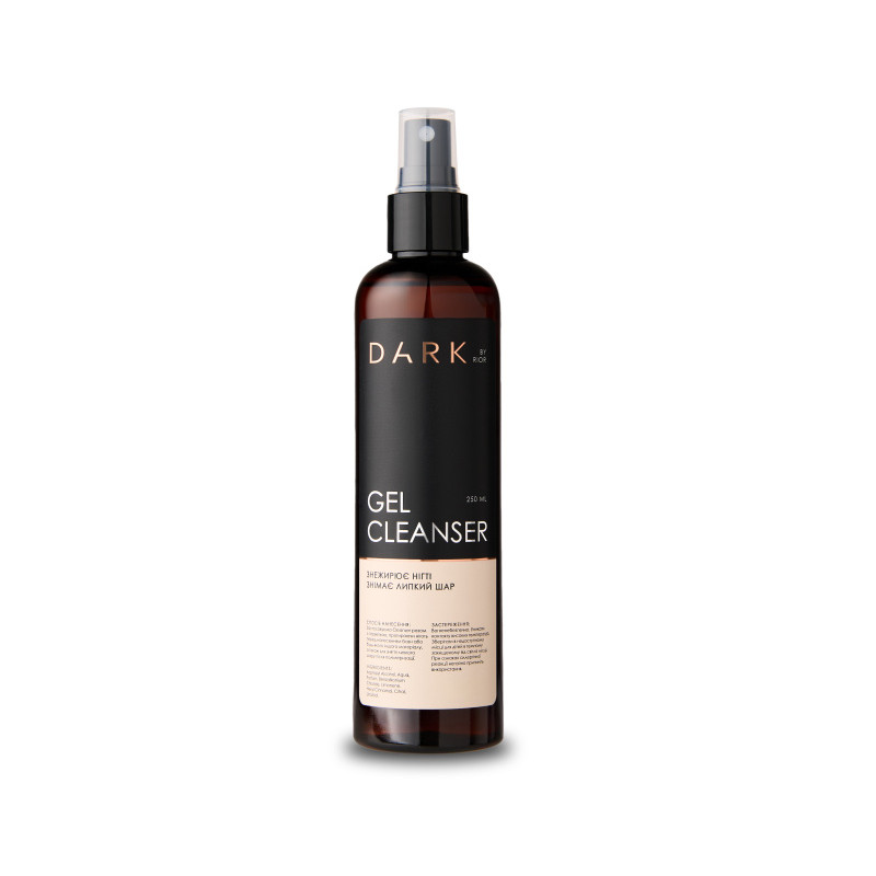 Gel Cleanser Dark, liquido para eliminar pegajosidad, 250 ml