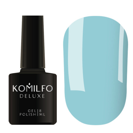 Esmalte Semipermanente D140  Azul Cielo, Komilfo,  8 ml