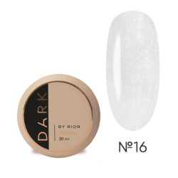 Pro Base 16 DARK, Base Camuflaje de color Blanco lechoso con micro brillo, 30ml