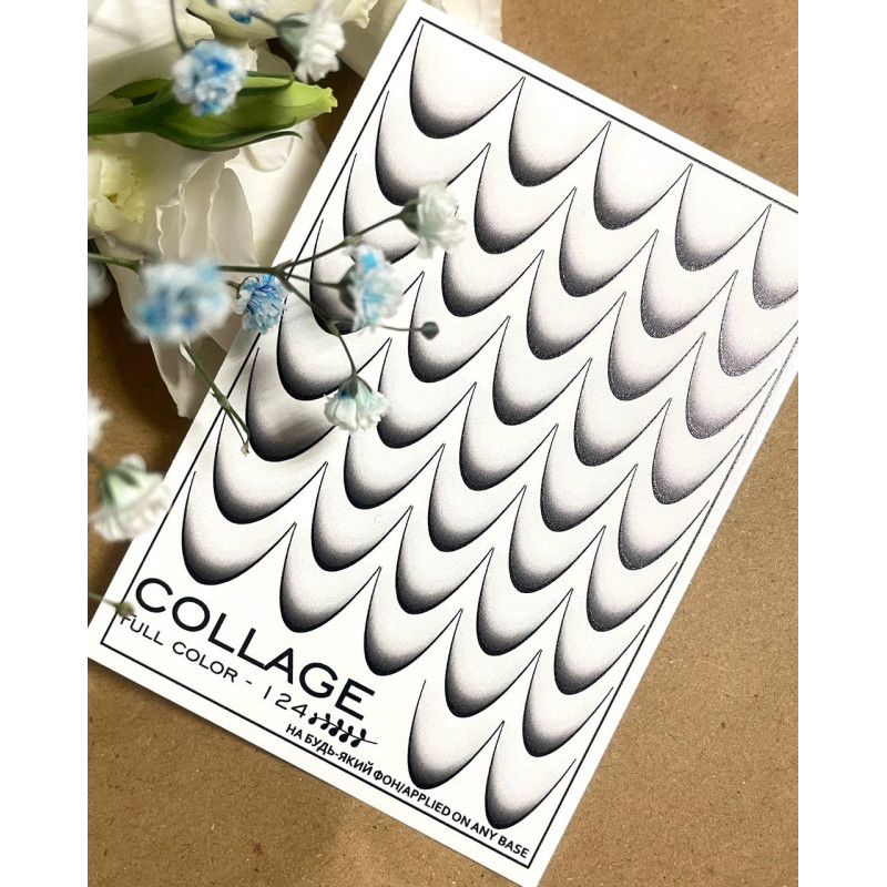 Pegatina al agua FC-124 COLLAGE