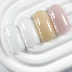 Cover Base Milk 04 Shimmer NEW Formula NAILSOFTHEDAY, 10ml