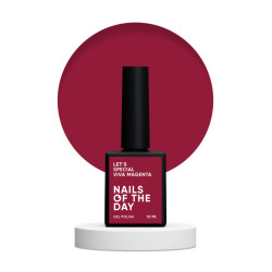 Esmalte Semipermanente Let's special Viva Magenta NAILSOFTHEDAY, Magenta, 10ml