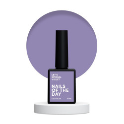 Esmalte Semipermanente Let's special Violet NAILSOFTHEDAY, Violeta, 10ml