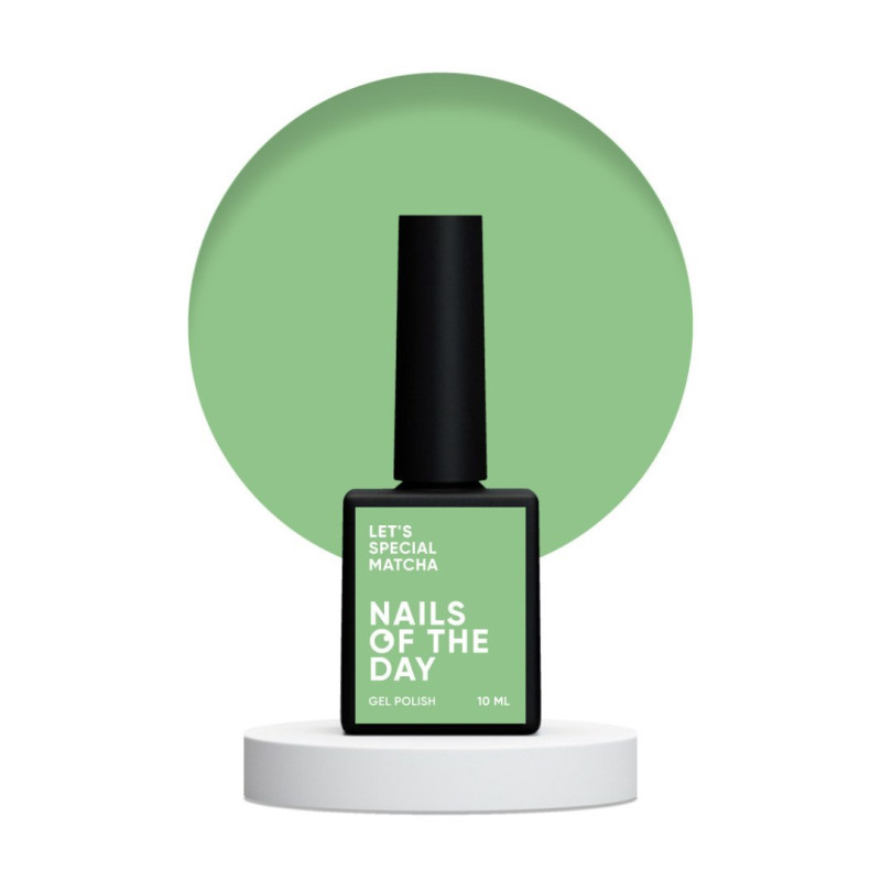 Esmalte Semipermanente Let's special Matcha NAILSOFTHEDAY, Verde, 10ml
