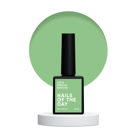 Esmalte Semipermanente Let's special Matcha NAILSOFTHEDAY, Verde, 10ml