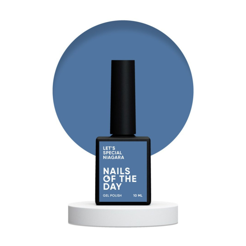 Esmalte Semipermanente Let's special Niagara NAILSOFTHEDAY, Azul, 10ml