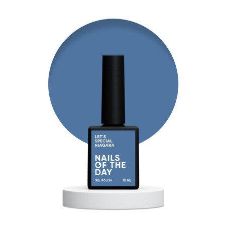 Esmalte Semipermanente Let's special Niagara NAILSOFTHEDAY, Azul, 10ml