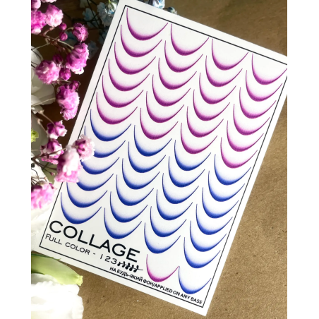 Pegatina al agua FC-123 COLLAGE