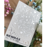Pegatina al agua con foil, Newmax NF-36