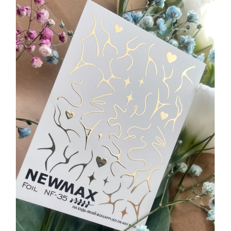 Pegatina al agua con foil, Newmax NF-35