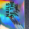 Kit de 3 Pinceles NAILSOFTHENIGHT Nail Art Brush de pelo sintético