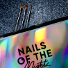 Kit de 3 Pinceles NAILSOFTHENIGHT Nail Art Brush de pelo sintético