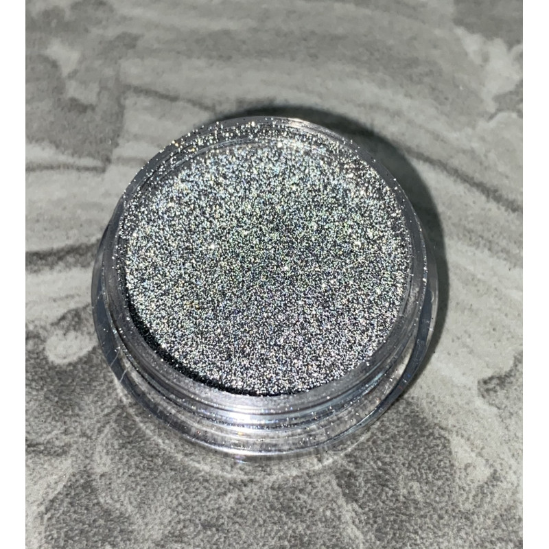 Purpurina reflectante plateada Nº01 Nailapex