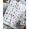 Pegatina al agua COLLAGE para navidad FC-81