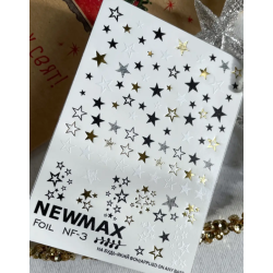 Pegatina al agua con foil...