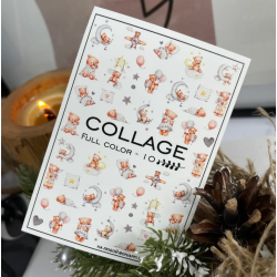 Pegatina al agua colorida...