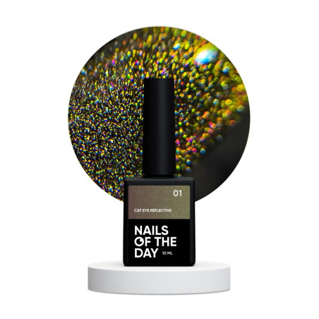Esmalte semipermanente Cat Eye Reflective 01 NAILSOFTHENIGHT, 10ml