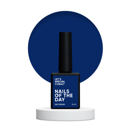 Esmalte Semipermanente Let's special Cobalt NAILSOFTHEDAY, azul intenso, 10ml