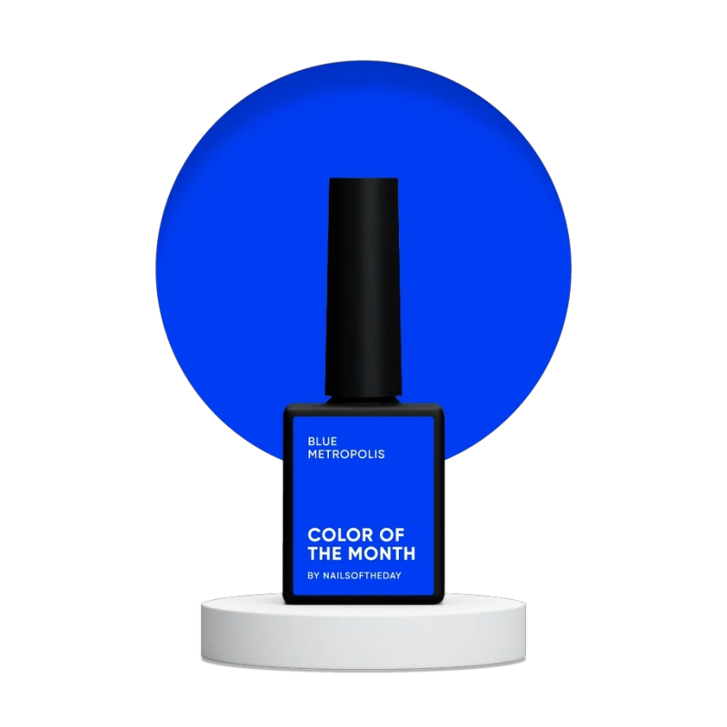 Esmalte Semipermanente Let's special Blue Metropolis NAILSOFTHEDAY, Azul intenso, 10ml