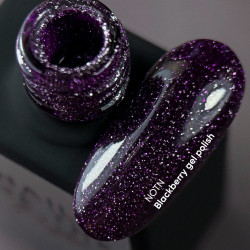 Esmalte semipermanente Blackberry NAILSOFTHENIGHT, morado, 10ml