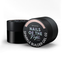 Sparkle Builder Gel 02 NAILSOFTHENIGHT, beige,15 ml