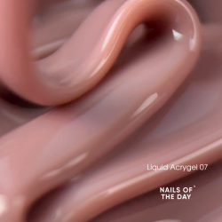 Liquid acrygel 07 NAILSOFTHEDAY, nude, 15ml