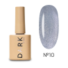 Esmalte Semipermanente Ojo de gato 10 Reflectante Dark, plateado, 10ml